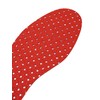 Bama 201750-999-36"Thermo Thin Fit Insole, White/Red, Size 36