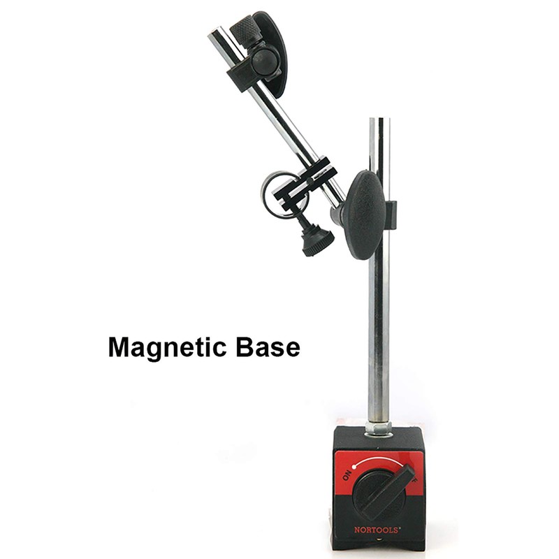 NORTOOLS Dial Indicator with Magnetic Base 0-1.0" & Point Set