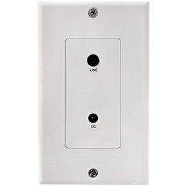 Earthquake Sound IWS Stereo Balanced in-Wall Pre-amp | Power Over Ethernet (PoE) and Balanced Audio in with Cat 5/6 Support