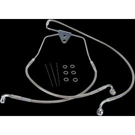 DRAG SPECIALTIES Brake Line - Front - +8" - Touring - Stainless Steel 1741-2632