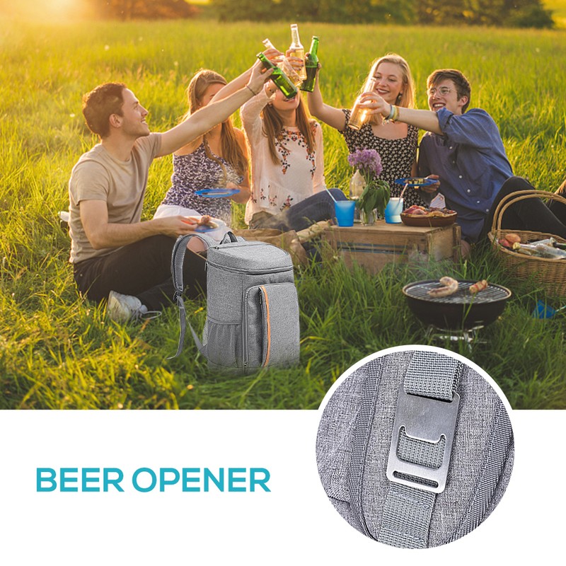 Cooler Backpack Waterproof Insulated Backpack Leak-Proof Grocery Cooler Bag for