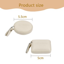 Tape Measure Body, Soft Body Measuring Tape, Precision Tape, Sewing Fabric Tailor Cloth Craft Measuring Tape, 150 cm Retractable Double-Sided Tape Measure (2 Pieces) (White)