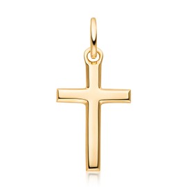 MATERIA by Matthias Wagner Cross Pendant Gold Women's 333 Real Gold Jewellery GKA-8, Yellow Gold