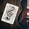 FINGERINSPIRE 4 Pcs Music Notes Stencil Set 11.7x8.3inch 4 Style