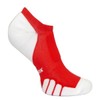 Vitalsox Italy - Calcetines Invisibles para Tenis, Drystat Plata, Rojo,