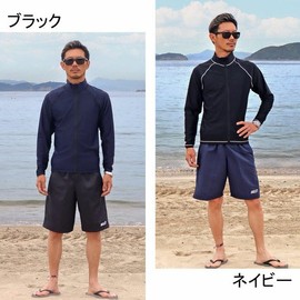 Cross Road Cross-sp008 Men's Surf Pants, Large Size, Swim Pants, Swimwear, Swimming Pools, Black