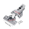 Luokim 2pcs Soft Closing Clip On Face Frame Mounting Cabinet