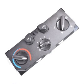 GENRICS A/C Air Conditioning Heater Control Switch Panel Replacement for Colorado Canyon 2004 2005 2006 2007 2008 2009 2010 2011 2012 Replacement for 15-73870