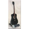 ARTSTUDIO35 Johnny Cash Miniature Guitar Black with Plectrum