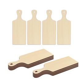 PYD Life 12 Pack Plywood Sublimation Mini Cutting Board Blanks with Handle 9.4 x 3.5 Inch,Rectangle Wood Chopping Board for Sublimation DIY Craft Christmas Thanksgiving Home Kitchen Decor