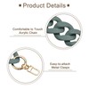 QUARKZMAN Acrylic Handbag Chain Strap 17.7 Inch Replacement Strap for