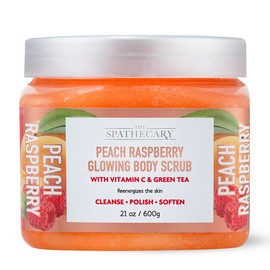 The Spathecary Body Scrub, Exfoliating-Nourishing-Refreshing-Smoothing Body Care 21 oz. (21 oz, Peach Raspberry)