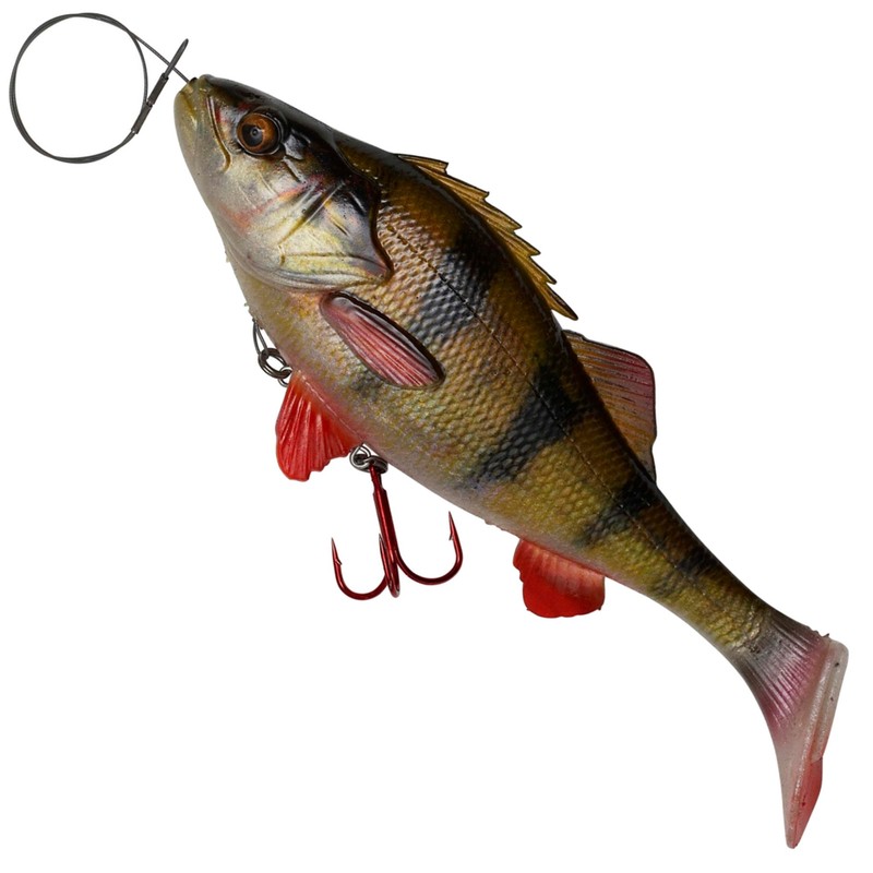 Savage Gear PRE-RIGGED SOFT LURE 4D PERCH SHAD - 20CM