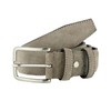 GRESEL Women's and Men's Suede Belt, Genuine Leather, Made in