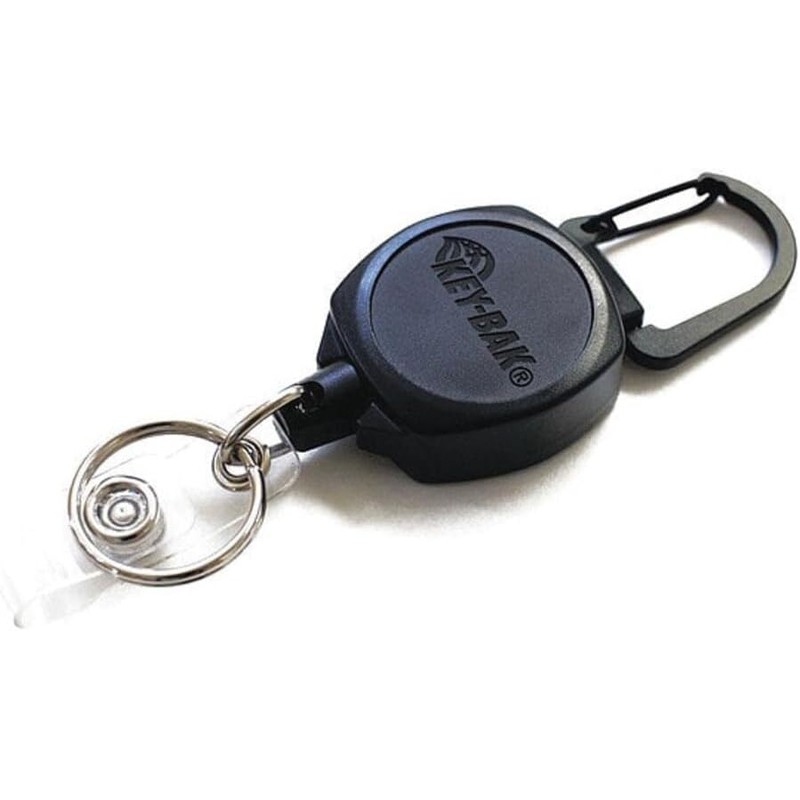 KEY-BAK Carrete para identificación, con cuerda Kevlar retráctil de 61