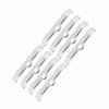 8pcs Chrome Valve Cover Hold-Down Tabs Spreader Bars Fit for