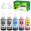 664 Ink Compatible with Epson 664 Ink Refill Bottles for