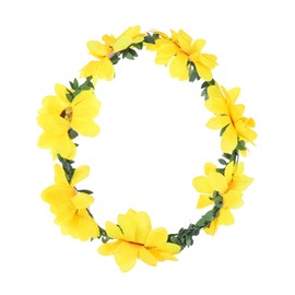 Ipetboom Vivid Sunflower Headband Women's Headband Bridal Hair Accessory Floral Headpiece for Weddings Events