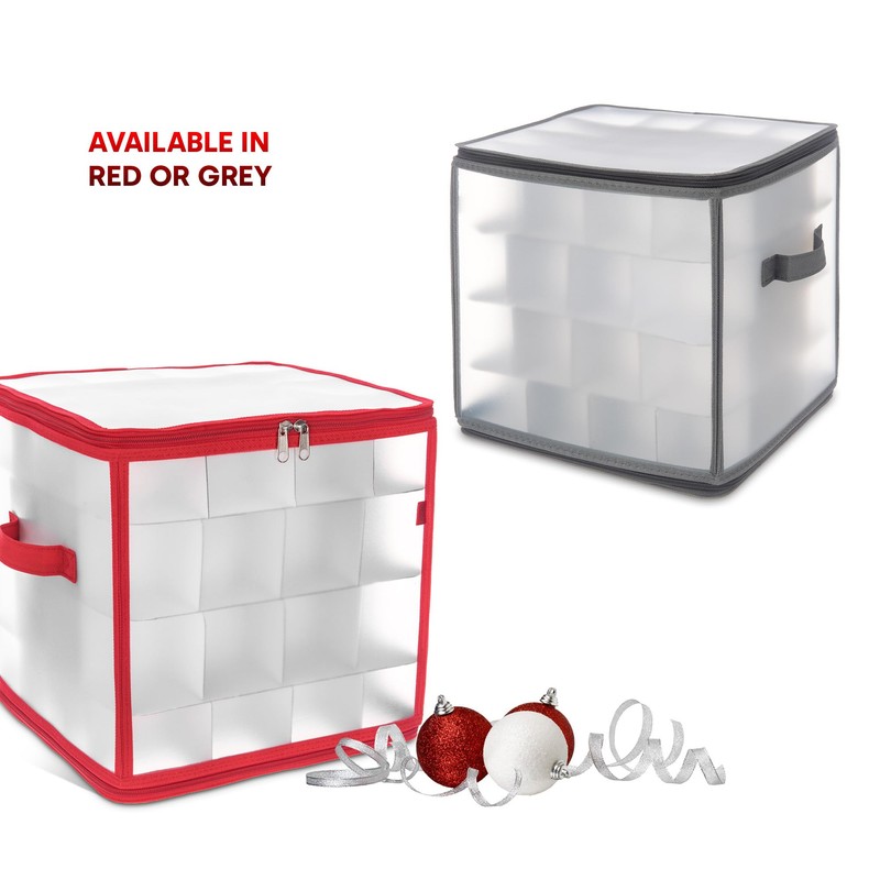 Christmas Village Bauble and Decoration Storage Cube with Padded Dividers