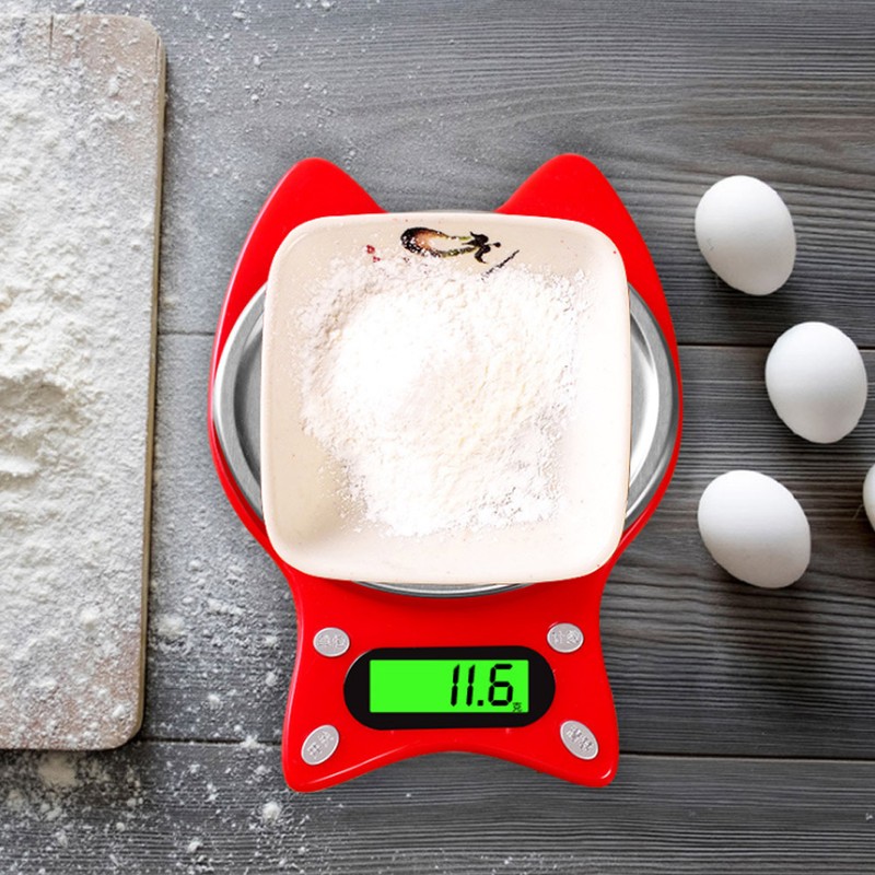 Mini Kitchen Food Scale Digital Cooking Multifunction Weight Scale with
