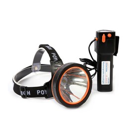 Hunting friends Coon Hunting Lights High Power Rechargeable Headlamp LED Head Flashlight Waterproof Headlight for Fishing Hunting Camping (White Light)