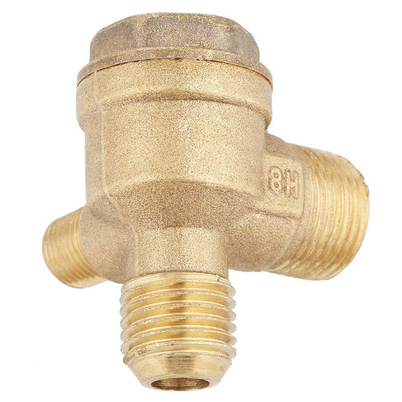 Air Compressor Check Valve Three Way Check Valve 20*14*10mm Air