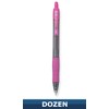 Pilot G2 Pink Gel Pen, Retractable, Rubber Grip, 0.7mm Fine