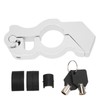 Motorcycle Handlebar Grip Safety Lock AntiThief Decoration Protection Universal for