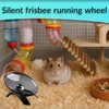Tabanzhe Flying Saucer Hamster Wheel,Silent Spinner Non Slip Exercise Wheel