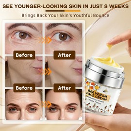 AKUVU Bee Venom Cream - Anti Aging Face Cream for Wrinkles & Neck Firming Care