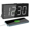 Eoxsmile Digital Alarm Clock, 7.5" LED Big Number Clock for
