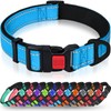 Taglory Reflective Dog Collar with Safety Locking Buckle, Adjustable Nylon