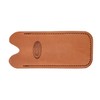 CASE XX Genuine Leather Embossed Slip Pouch for Medium Pocket