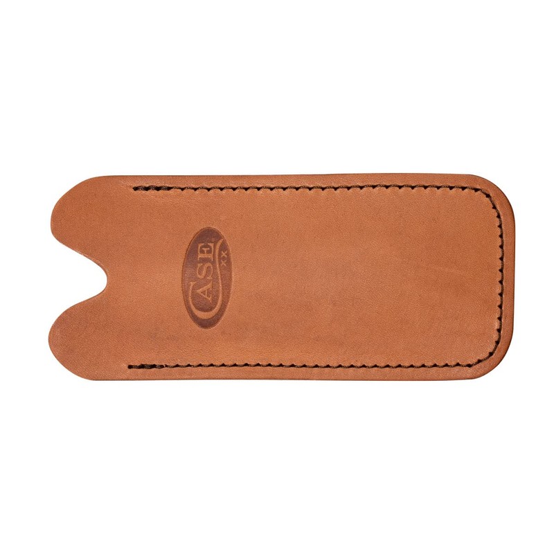 CASE XX Genuine Leather Embossed Slip Pouch for Medium Pocket