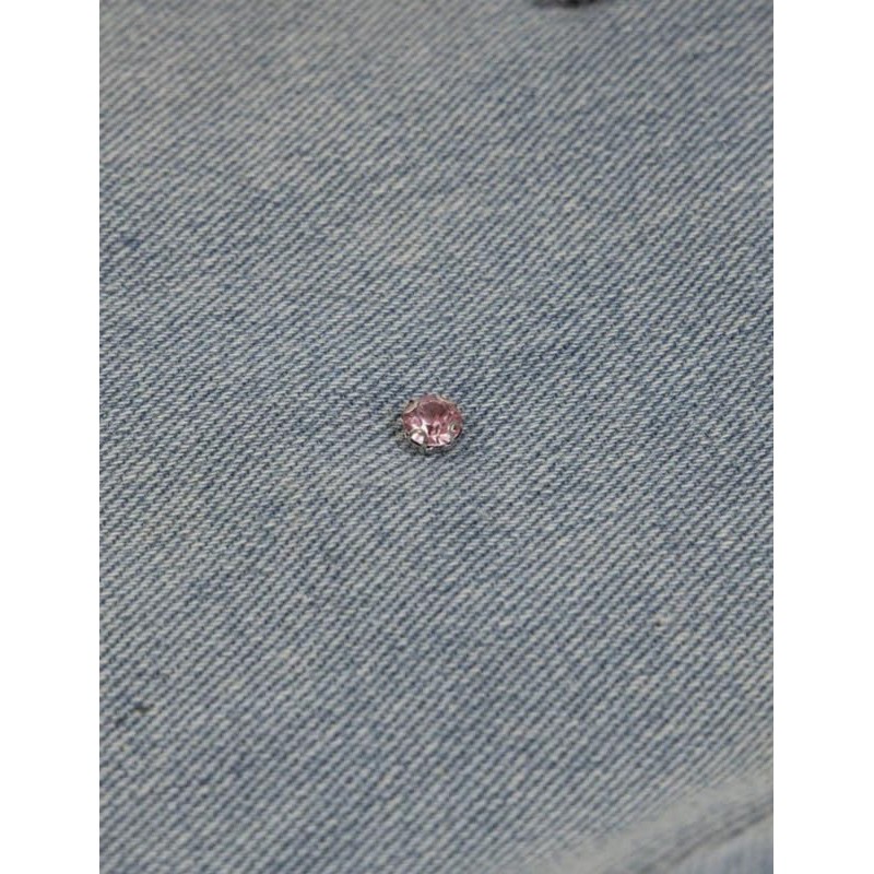 Aelfric Eden Women's Jeans Shorts Men's Baggy Jorts Unisex Rhinestone