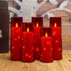 Eebuss Flameless Candles with Embedded Star String, Battery Operated LED