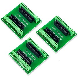 DUBEUYEW SP-Cow ESP8266 Breakout Board GPIO 1 in 2 for ESP8266 ESP-12E Development Board (3pcs)