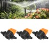 100Pcs 4/7 Barb Valve Irrigation Mini Pipe Water Valve Through