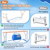 12x6 FT Soccer Goal for Backyard with Stable Outward Angled