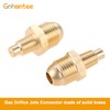 gohantee Propane Orifice Connector Brass Tube Fitting 3/8" Flare x