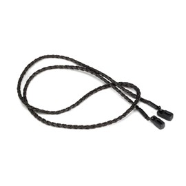 Peeper Keepers Braided Leather Cord Eyeglass Leather Cords, Brown