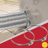 SPARES2GO Universal 5m Extra Long Aluminium Flexible Tumble Dryer Vent