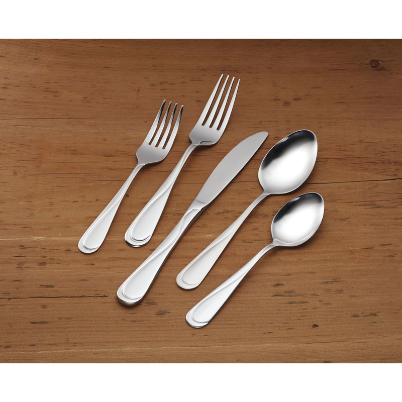 Hampton Forge Swirl 58-Piece Flatware Set,