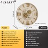 CLXEAST Mid Century Minimalist Modern Wall Clocks,24 Inch Wall Clock