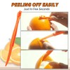 50Pcs Orange Peeler Tool，Citrus Peeler， Plastic Fruit Cutter，Lemon Citrus Peel