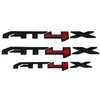 Emblems Doors Rear Car Badges Decals Replacement for 2023-2024 AT4X
