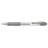 Pilot G207Metallic Silver Gel Ink Ballpoint Pens Pack of 12aa