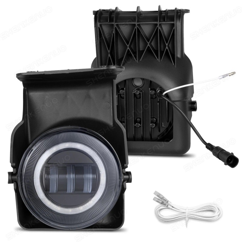 SHENKENUO Full LED Fog Lights Lamps Fit For 2003-2006 GMC