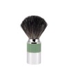 MÜHLE NEO Shaving Brush, chrome-plated and Rubber Grip Handle, sage