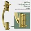 Floresita Front Door Lock Set, Gold Front Door Handle and